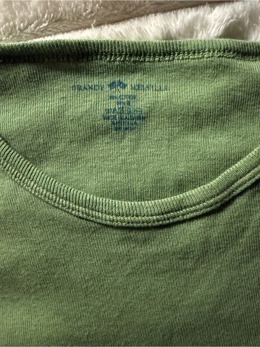 Brandy Melville Matcha Green Top